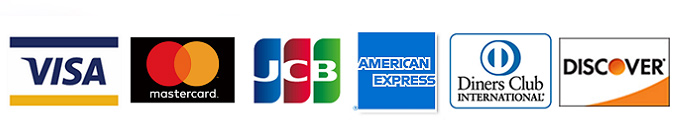 クレジットカード各種使えます